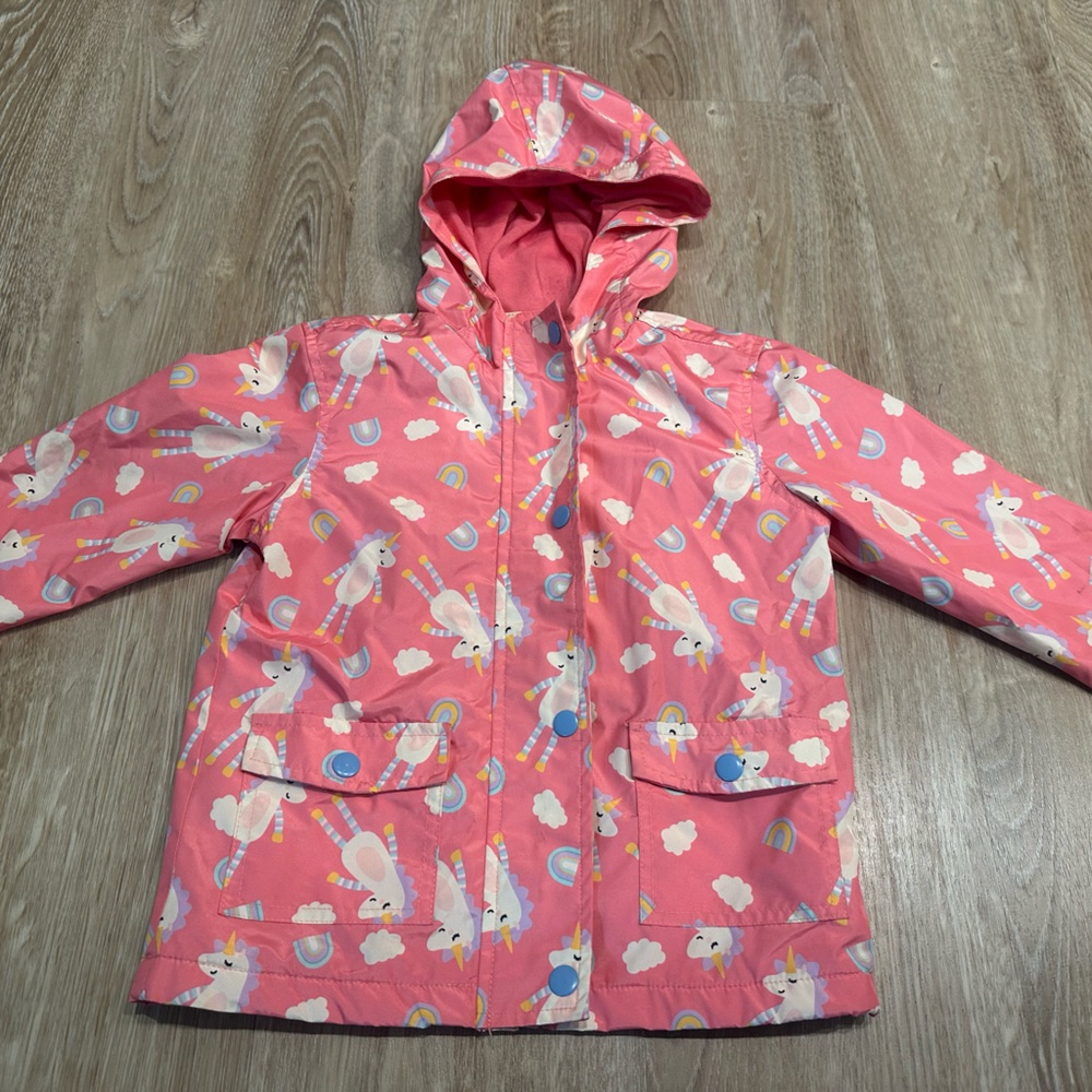 Charlie Paige Pink Unicorn Toddler Jacket